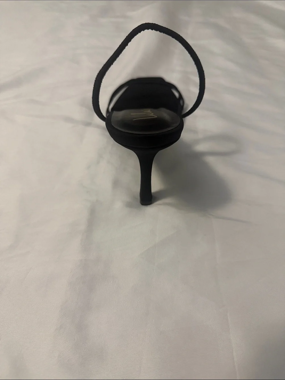 Lulu's Black Minimal Square-Toe Strappy Heels Size 10